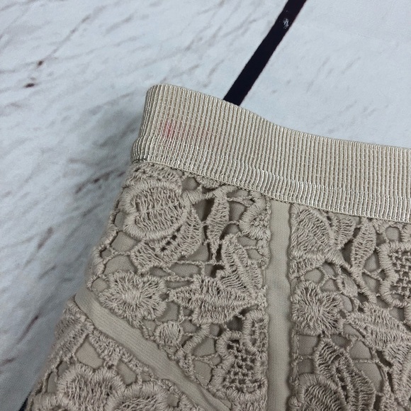 Ann Taylor Tan Lace Skirt - Picture 6 of 7